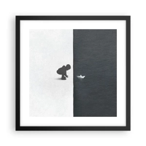 Plakat w czarnej ramie - Wielka wyprawa - 40x40 cm