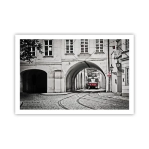 Plakat - Przez miejski labirynt - 91x61 cm