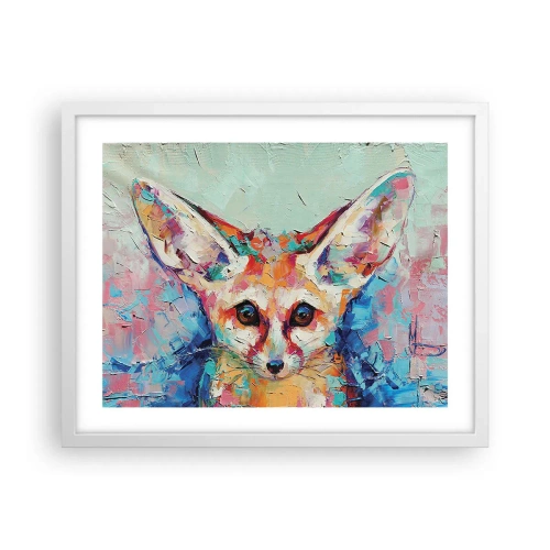 Plakat w białej ramie - Jesteście na mnie gotowi? - 50x40 cm