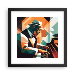 Plakat w czarnej ramie - Cały ten jazz - 30x30 cm