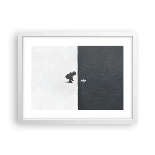 Plakat w białej ramie - Wielka wyprawa - 40x30 cm