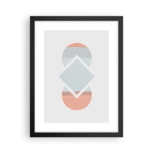 Plakat w czarnej ramie - Sytuacja jest jasna - 30x40 cm