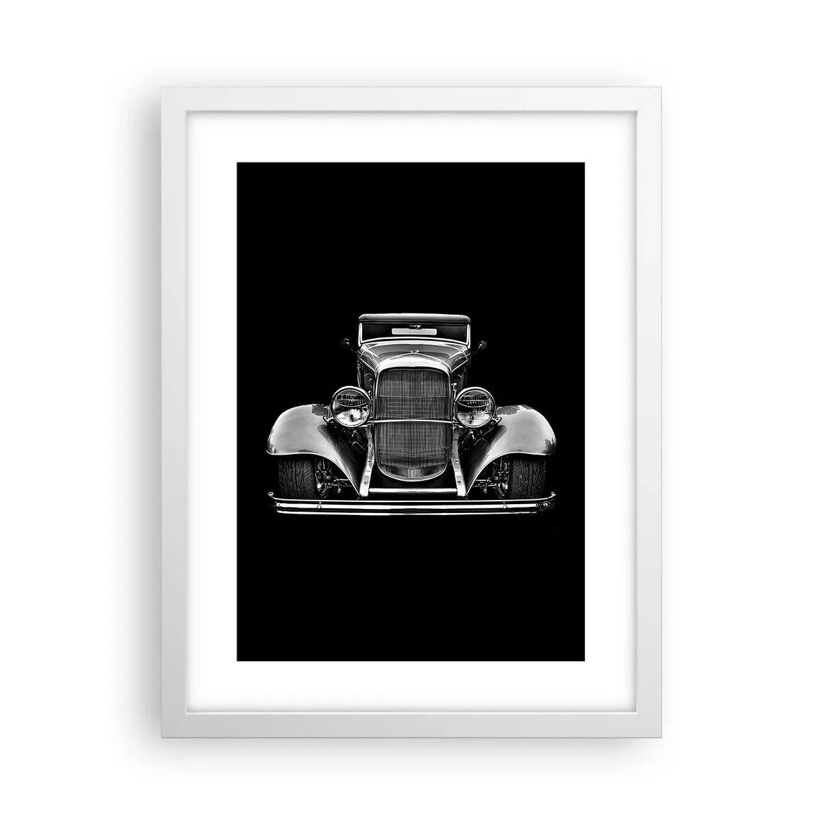 Plakat w białej ramie - Prawdziwy gentelman - 30x40 cm