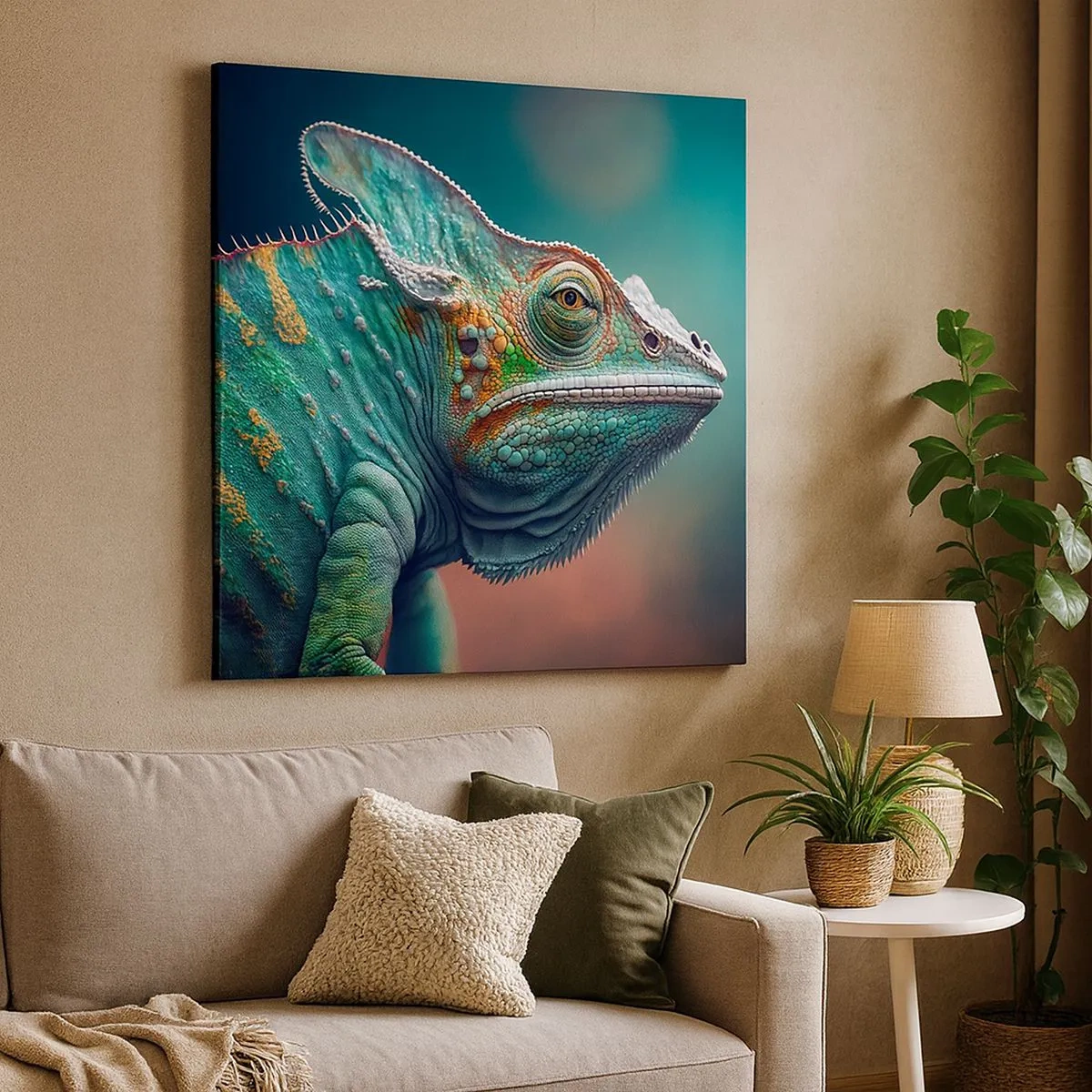 Obraz na płótnie - Widzisz mnie? Niedobrze… - 30x30 cm