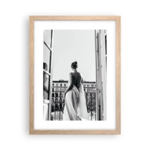 Plakat w ramie jasny dąb - Przebudzenie zmysłów - 30x40 cm