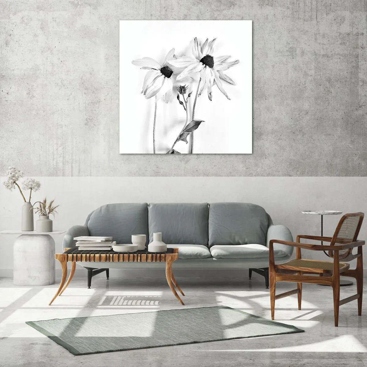 Obraz na szkle - Nikt nie chce być sam - 30x30 cm