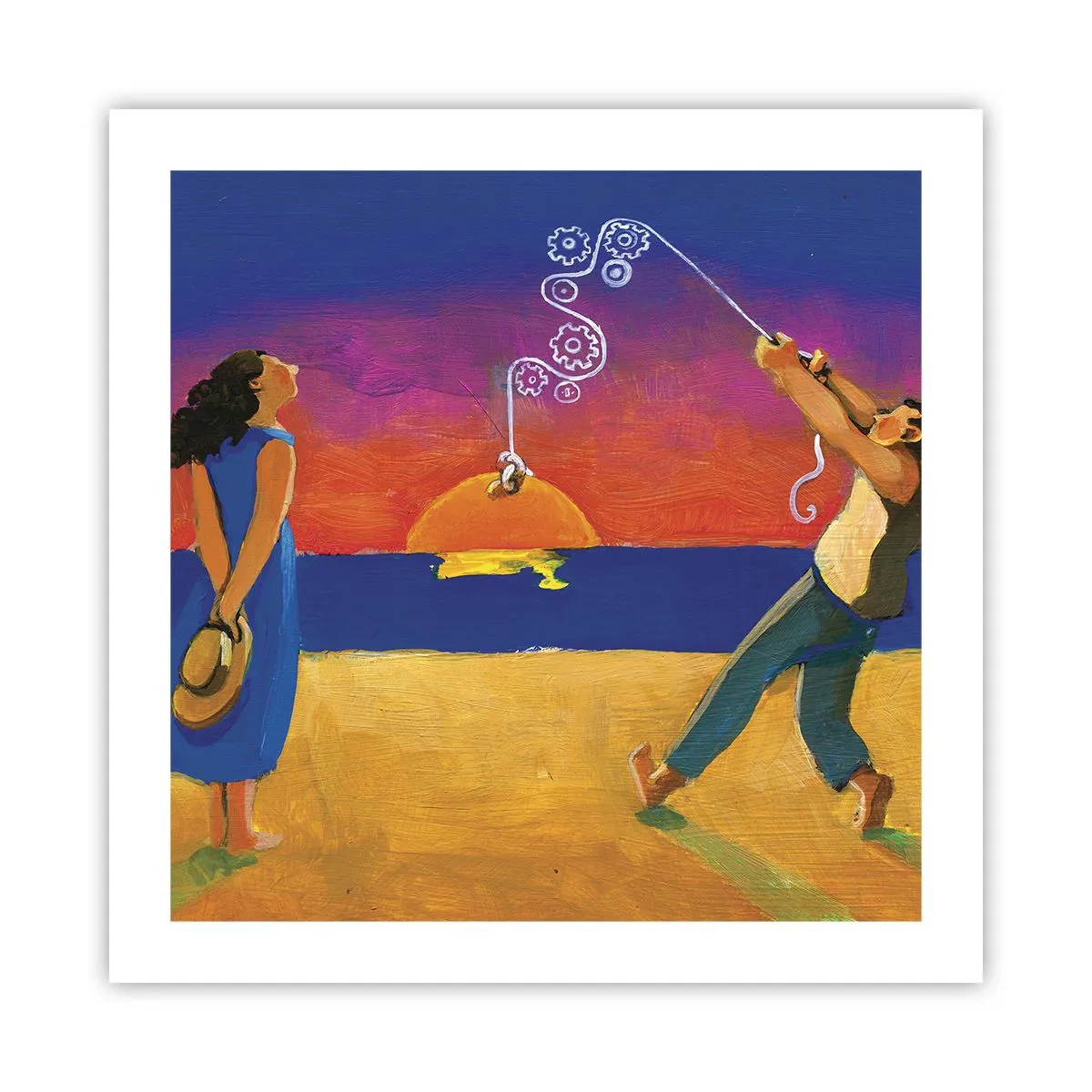Plakat - Więcej niż gwiazdka z nieba - 50x50 cm