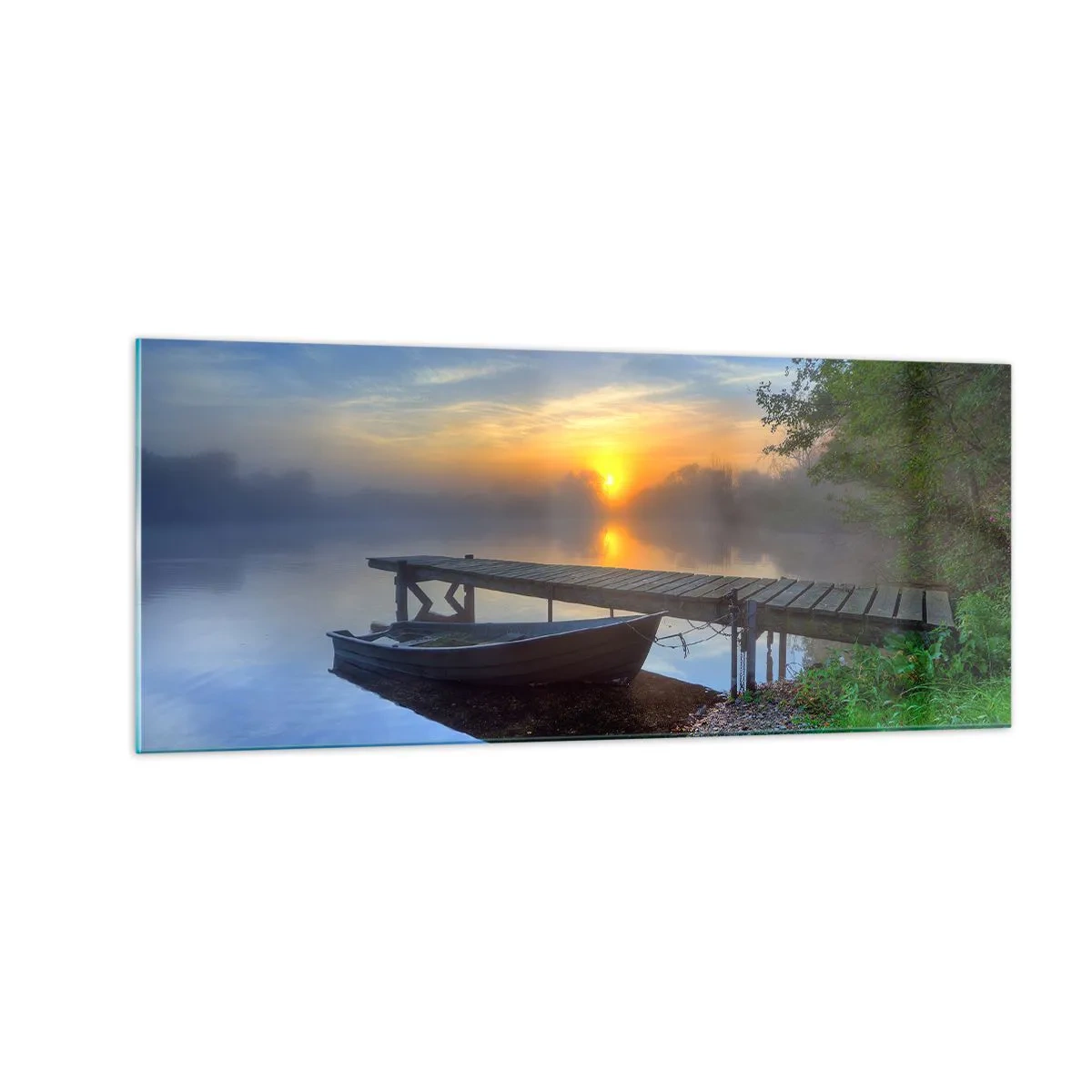 Obraz na szkle - Jak zwyczajne zamienia się w magiczne - 100x40 cm
