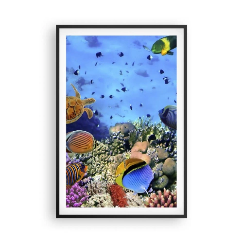 Plakat w czarnej ramie - I co my wiemy o życiu... - 61x91 cm