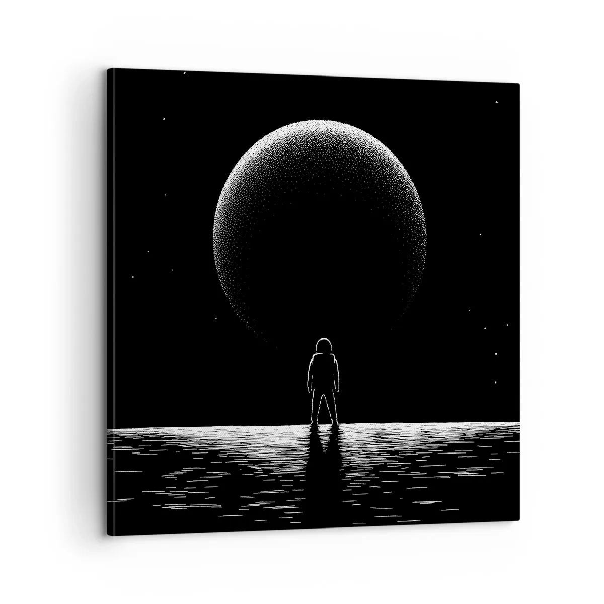 Obraz na płótnie - Twarzą w twarz - 60x60 cm