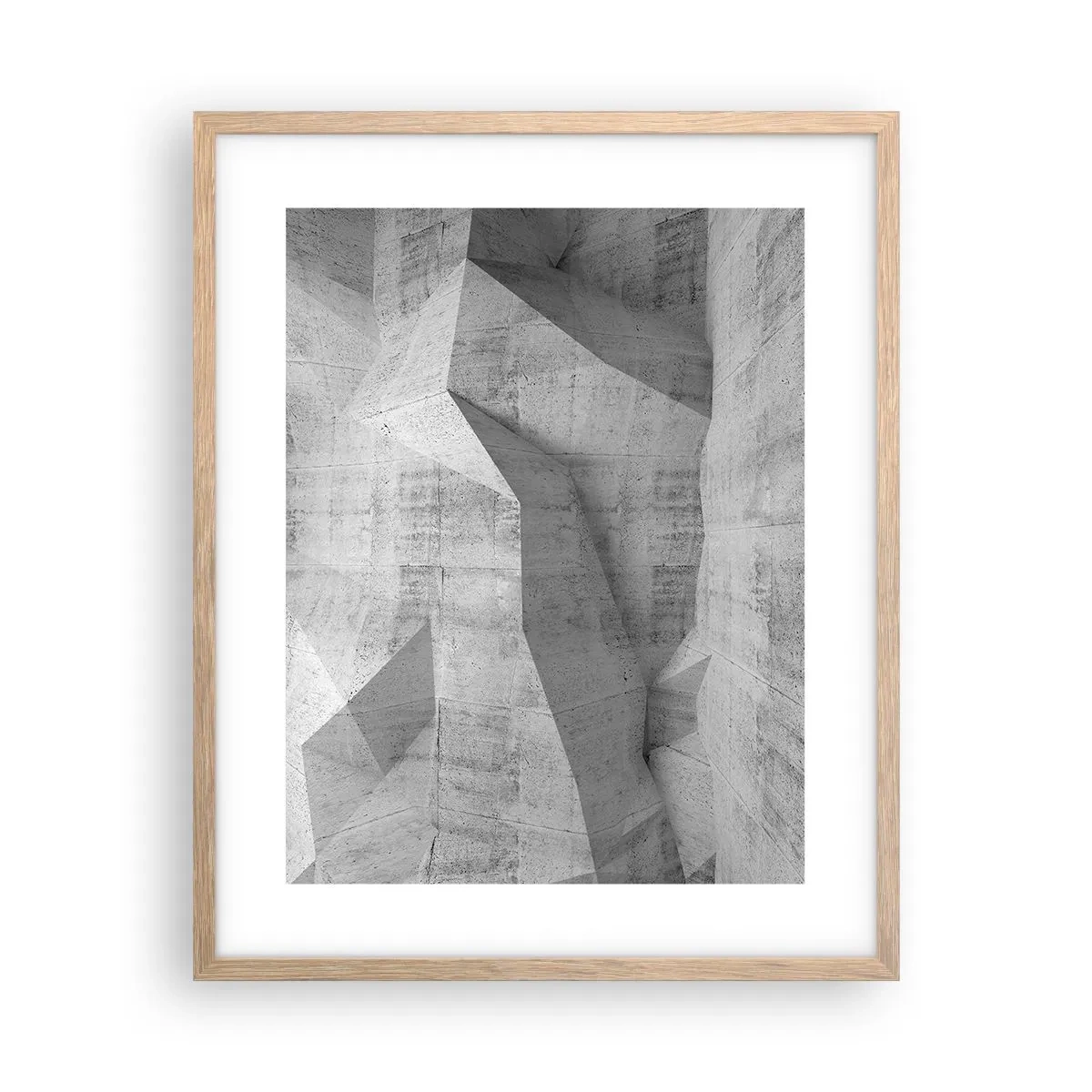 Plakat w ramie jasny dąb - Prawdziwe wyzwanie - 40x50 cm