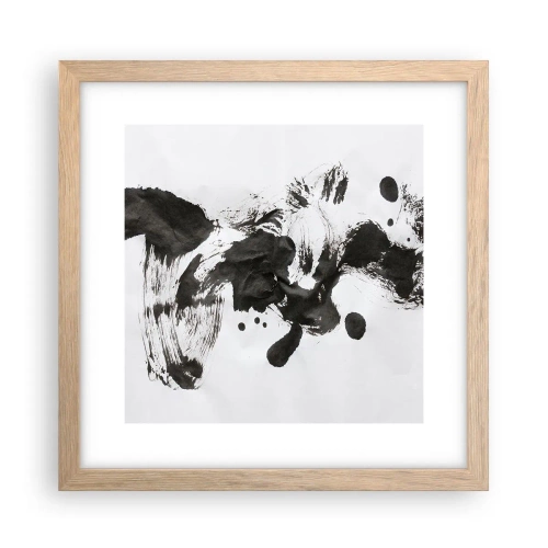 Plakat w ramie jasny dąb - W szaleństwie metoda? - 30x30 cm