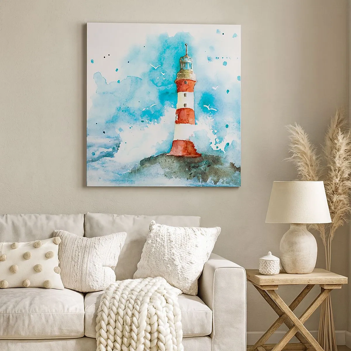 Obraz na płótnie - Jedność żywiołów - 30x30 cm