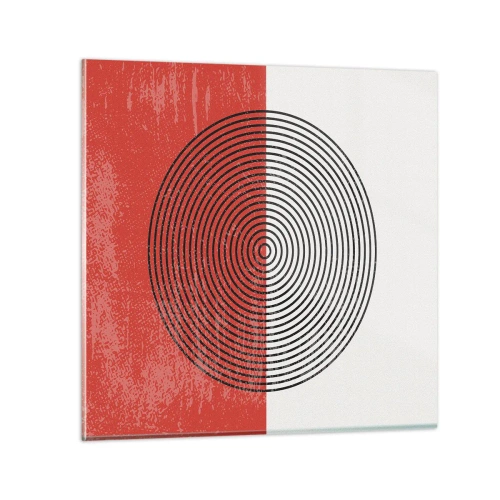 Obraz na szkle - W samo sedno - 60x60 cm