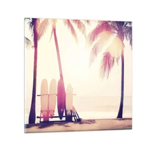 Obraz na szkle - To będzie wspaniały dzień - 70x70 cm