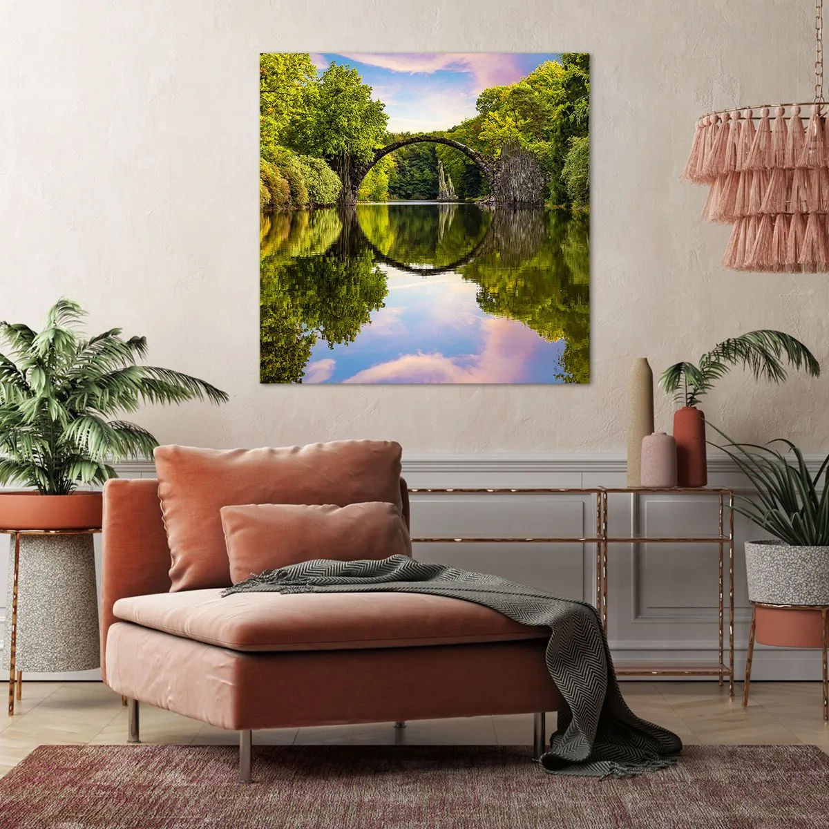 Obraz na płótnie - Na styku dwóch światów - 70x70 cm