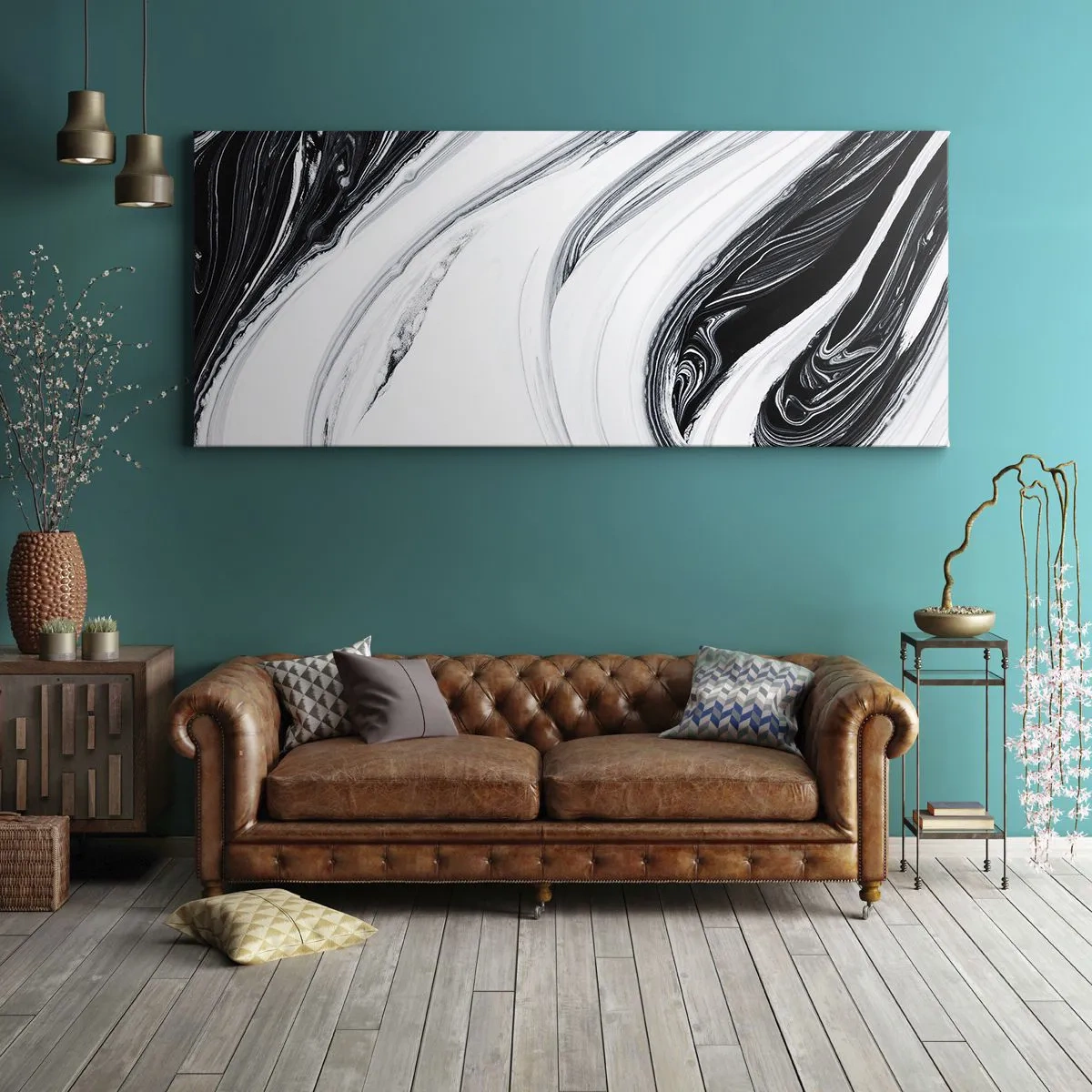 Obraz na płótnie - Połączenie przeciwieństw - 100x40 cm