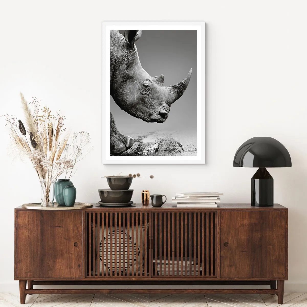 Plakat w białej ramie - Niepowstrzymana siła - 70x100 cm