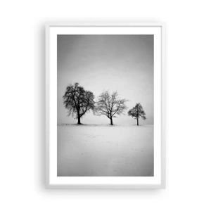 Plakat w białej ramie - O czym śnią? - 50x70 cm