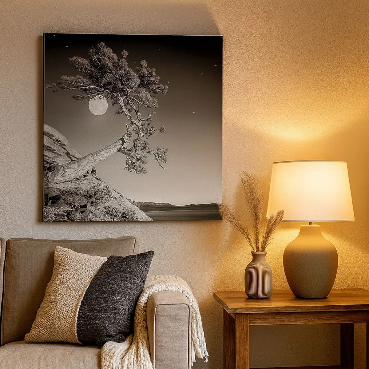 Obraz na płótnie - Zwycięska wojowniczka - 30x30 cm