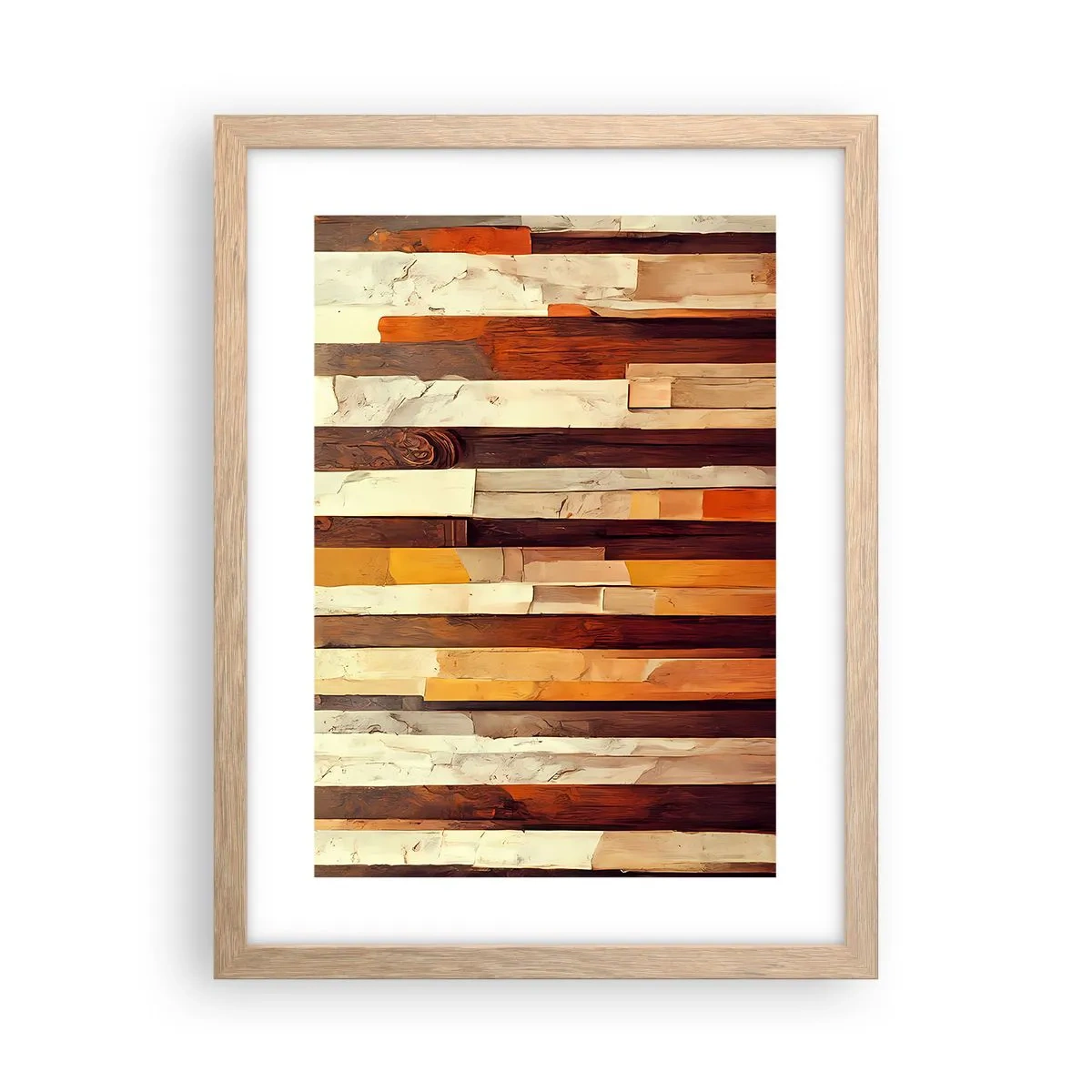 Plakat w ramie jasny dąb - Hymn leśnych drzew - 30x40 cm