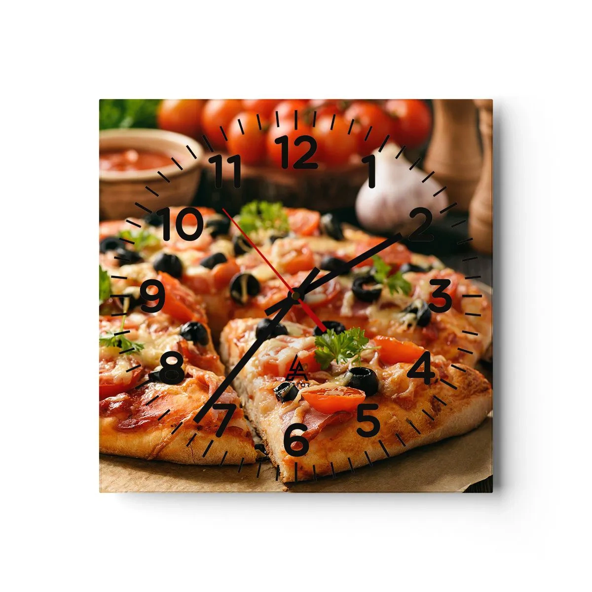 Zegar ścienny - Znów ci się upiekło - 30x30 cm