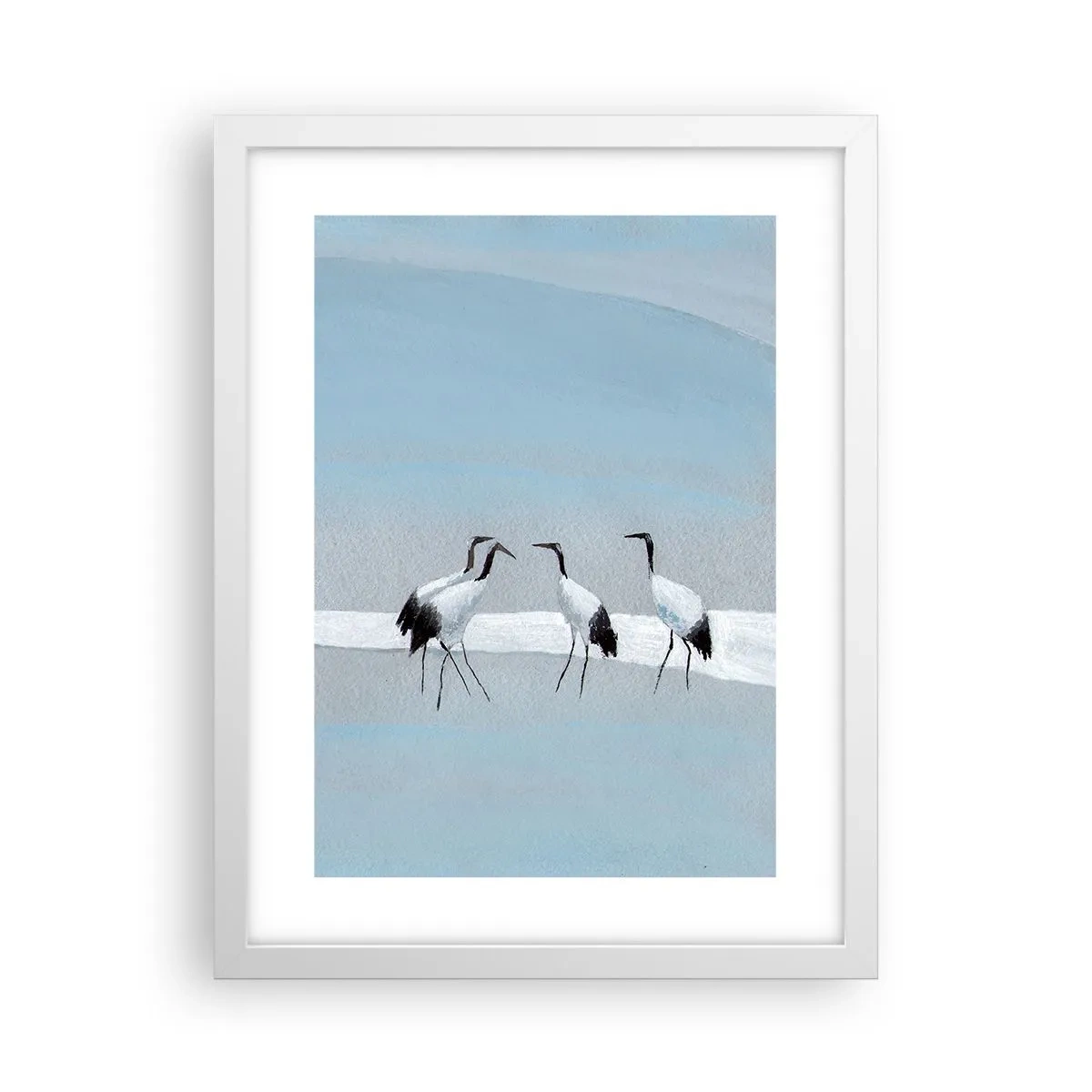 Plakat w białej ramie - Po gorącym dniu - 30x40 cm