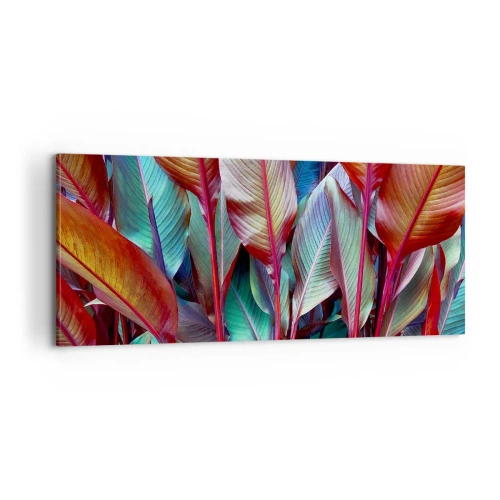 Obraz na płótnie - Kolorowy gąszcz - 100x40 cm