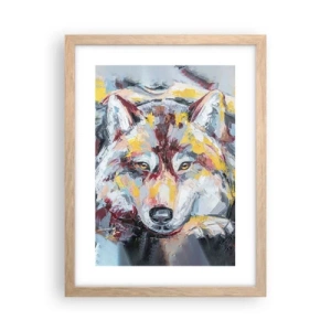 Plakat w ramie jasny dąb - Spokój wśród bliskich - 30x40 cm