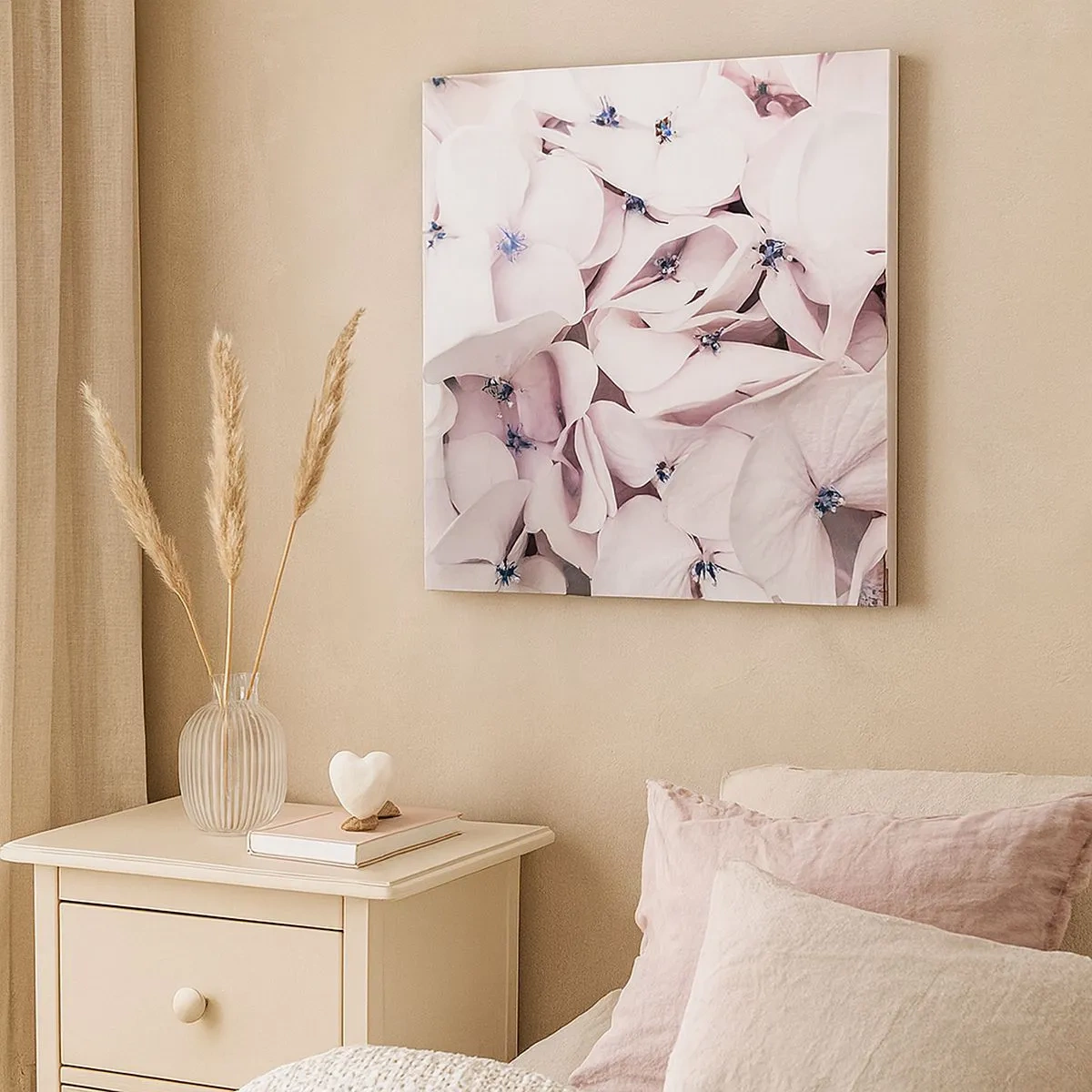 Obraz na płótnie - W powodzi kwiatów - 30x30 cm