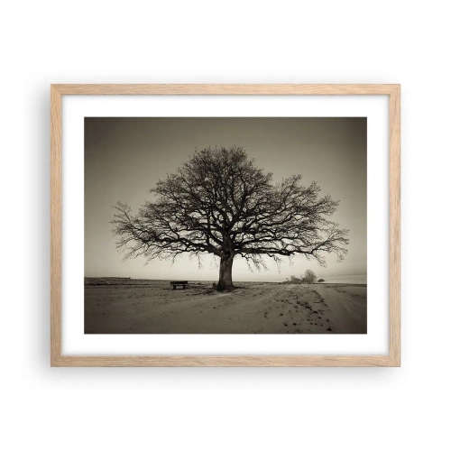 Plakat w ramie jasny dąb - Stąd do wieczności - 50x40 cm