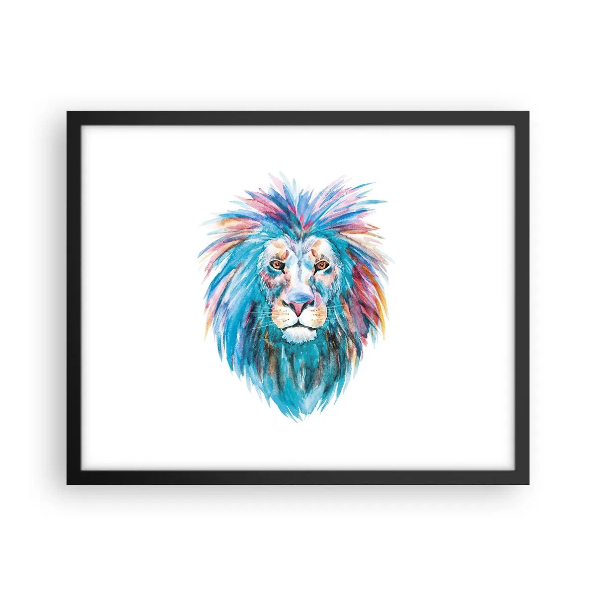 Plakat w czarnej ramie - Elektryzująca aura - 50x40 cm