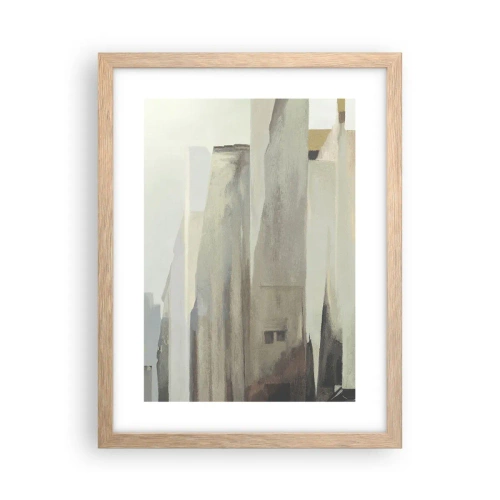 Plakat w ramie jasny dąb - Sen o mieście - 30x40 cm