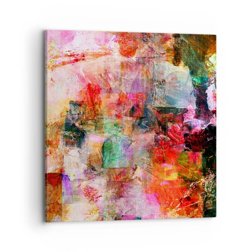 Obraz na płótnie - Podróż poprzez róż - 70x70 cm