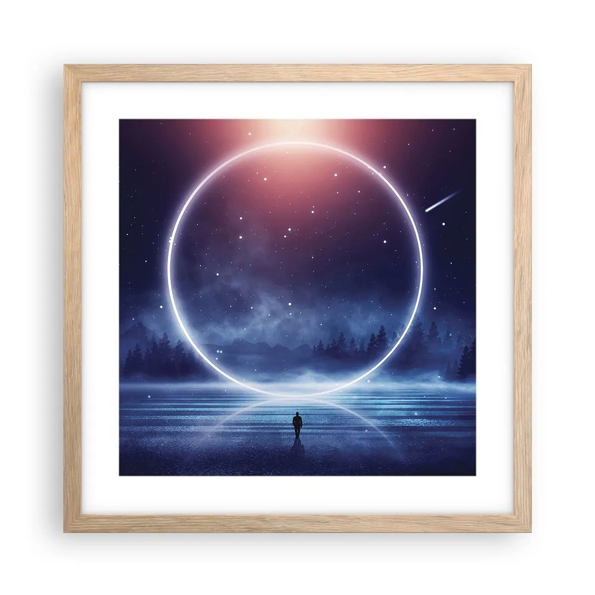Plakat w ramie jasny dąb - Już tu są… - 40x40 cm