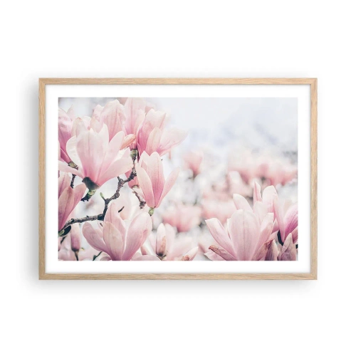 Plakat w ramie jasny dąb - Ideał subtelności - 70x50 cm