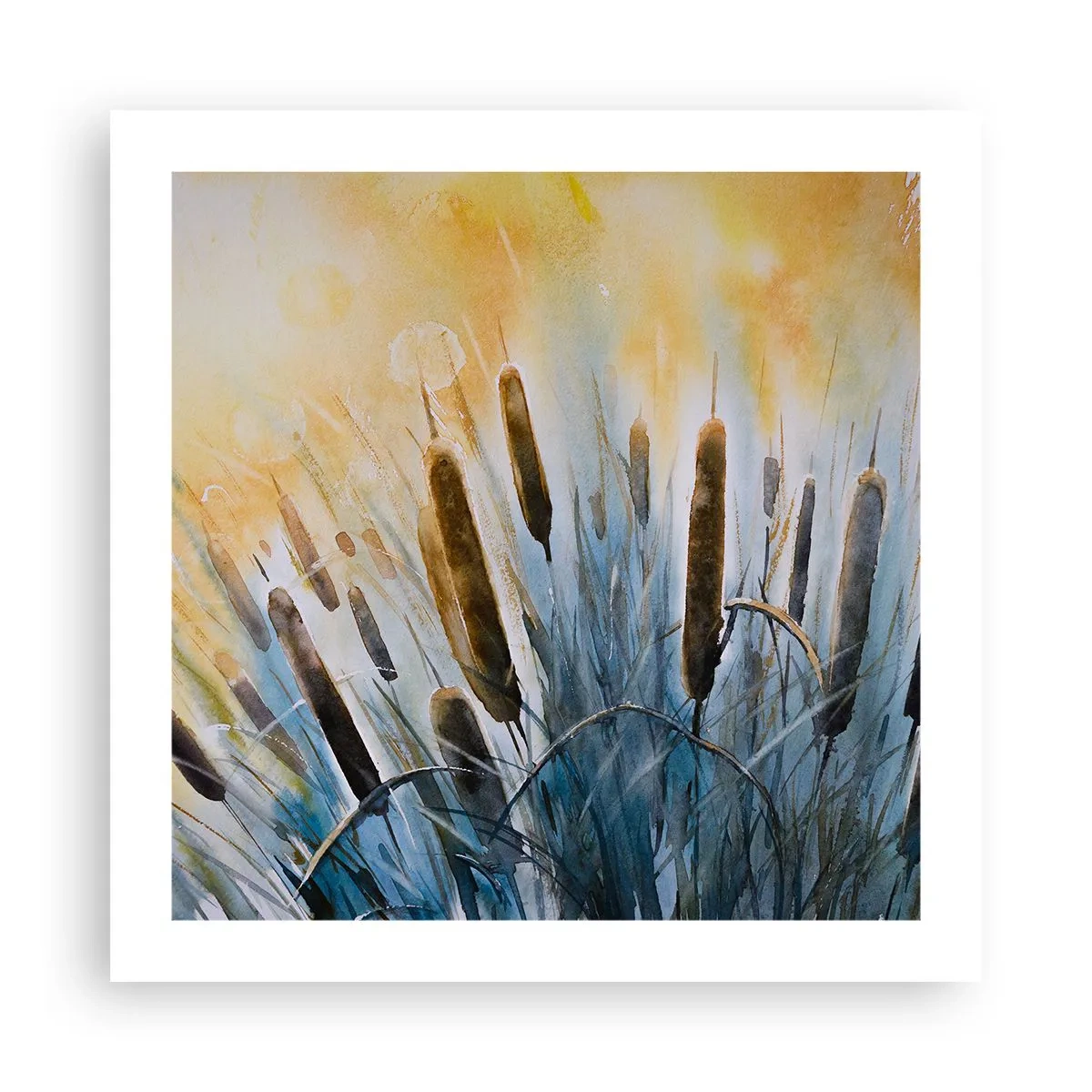 Plakat - Chłód wody, słońca żar - 50x50 cm