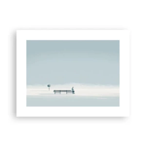 Plakat - Tak, czekam. - 40x30 cm