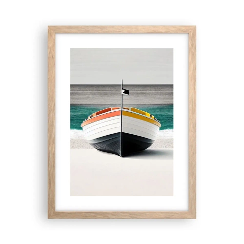 Plakat w ramie jasny dąb - Na swoim miejscu - 30x40 cm