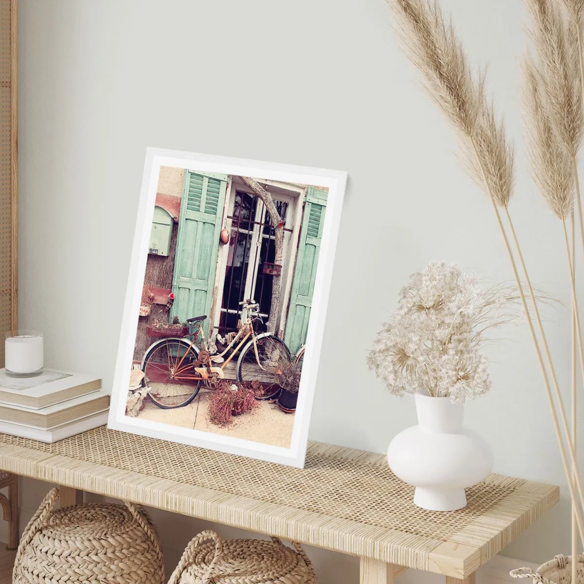 Plakat w białej ramie - Niech żyje prowincja - 40x50 cm