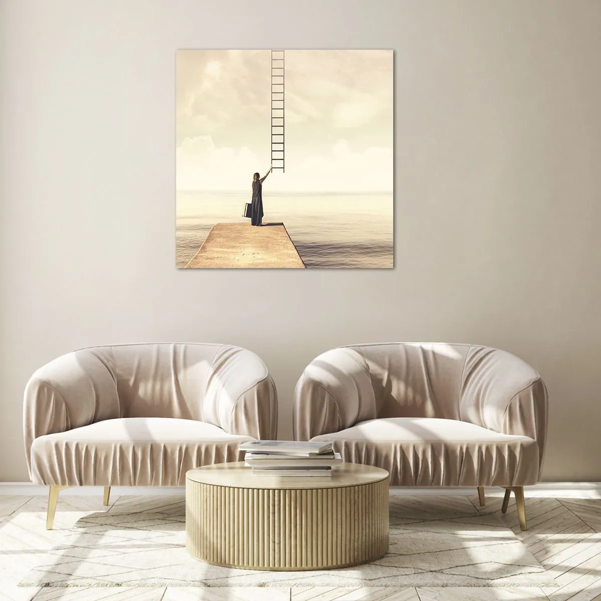Obraz na szkle - Magiczna podróż - 70x70 cm