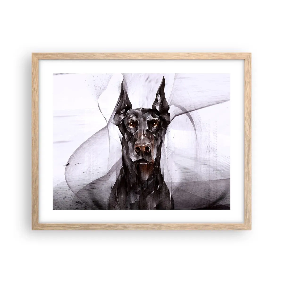 Plakat w ramie jasny dąb - Szlachetnie urodzony - 50x40 cm