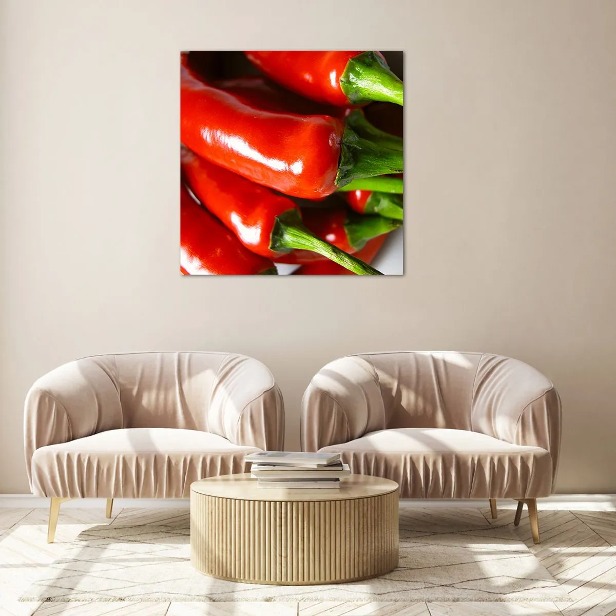 Obraz na szkle - Soczyste, błyszczące, gładkie - 60x60 cm