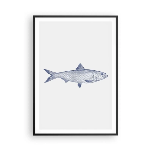 Plakat w czarnej ramie - Pozdrowienia z północnych mórz - 70x100 cm