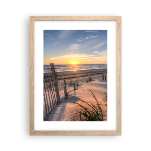 Plakat w ramie jasny dąb - Blask i cień wiatru - 30x40 cm