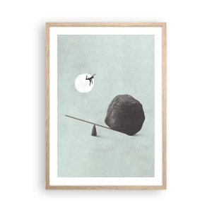 Plakat w ramie jasny dąb - Spełnione marzenie - 50x70 cm