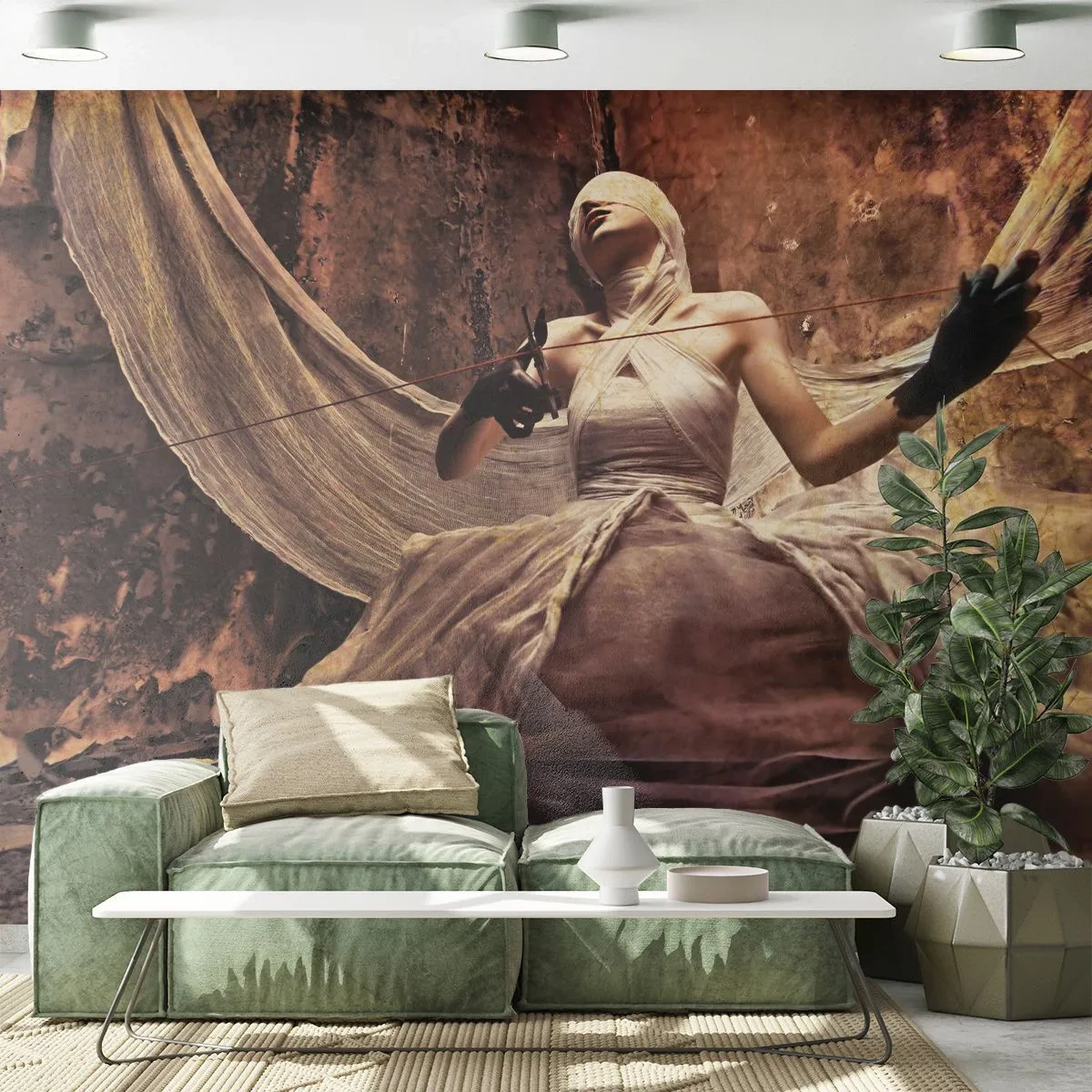 Fototapeta Standard Eco - Bogini losu - Teatr, Sztuka, Człowiek - 200x140 cm