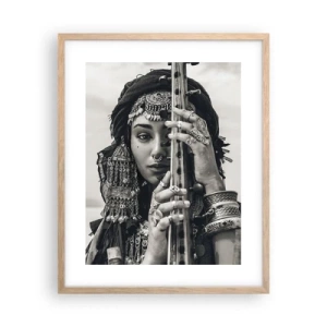 Plakat w ramie jasny dąb - Sama muzyka orientu - 40x50 cm