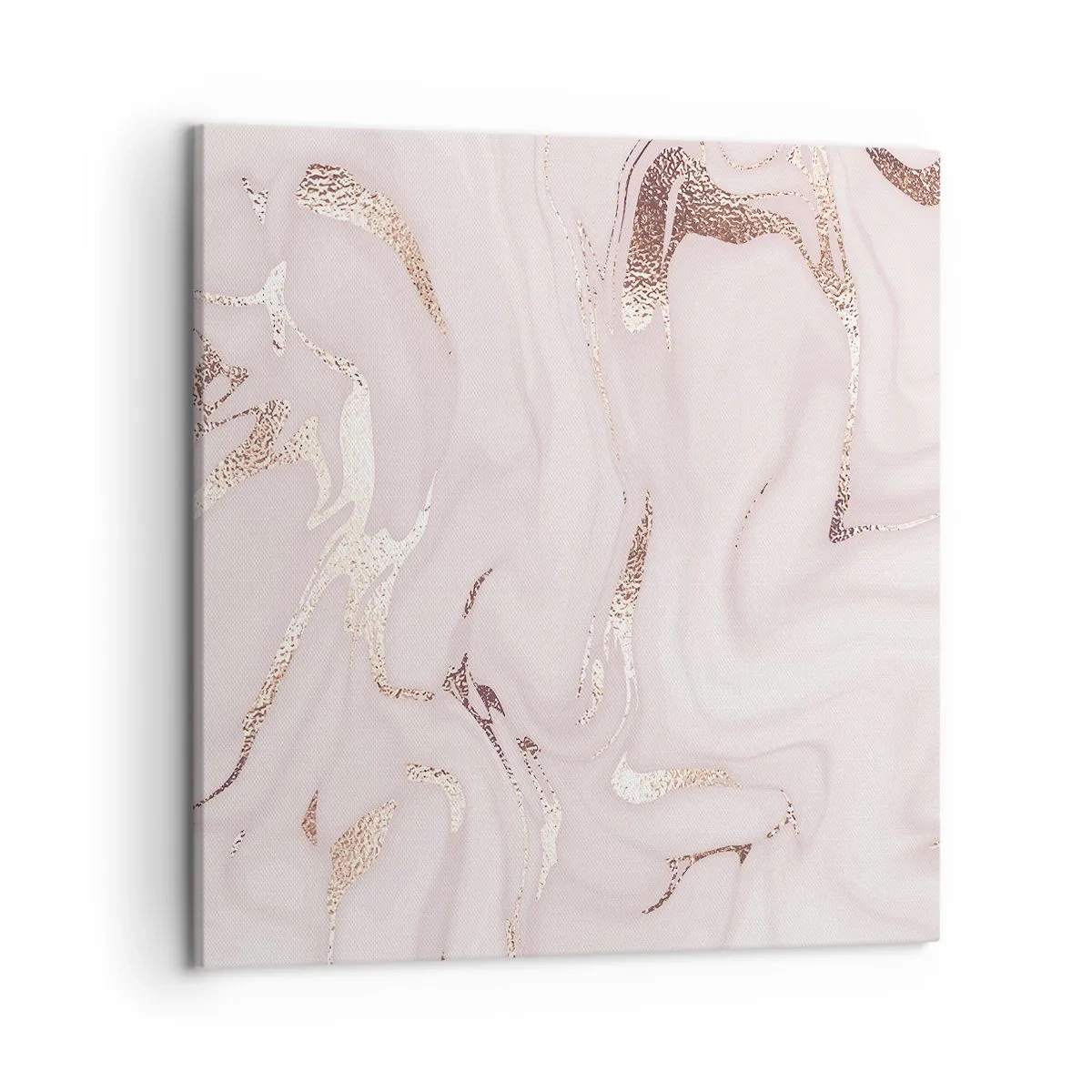 Obraz na płótnie - W różowym szale - 50x50 cm