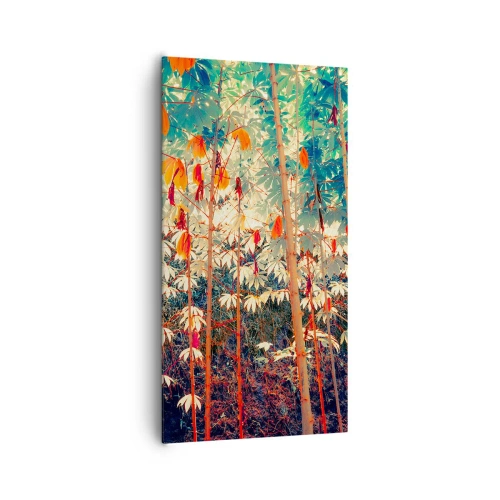 Obraz na płótnie - Tajemne życie liści - 65x120 cm
